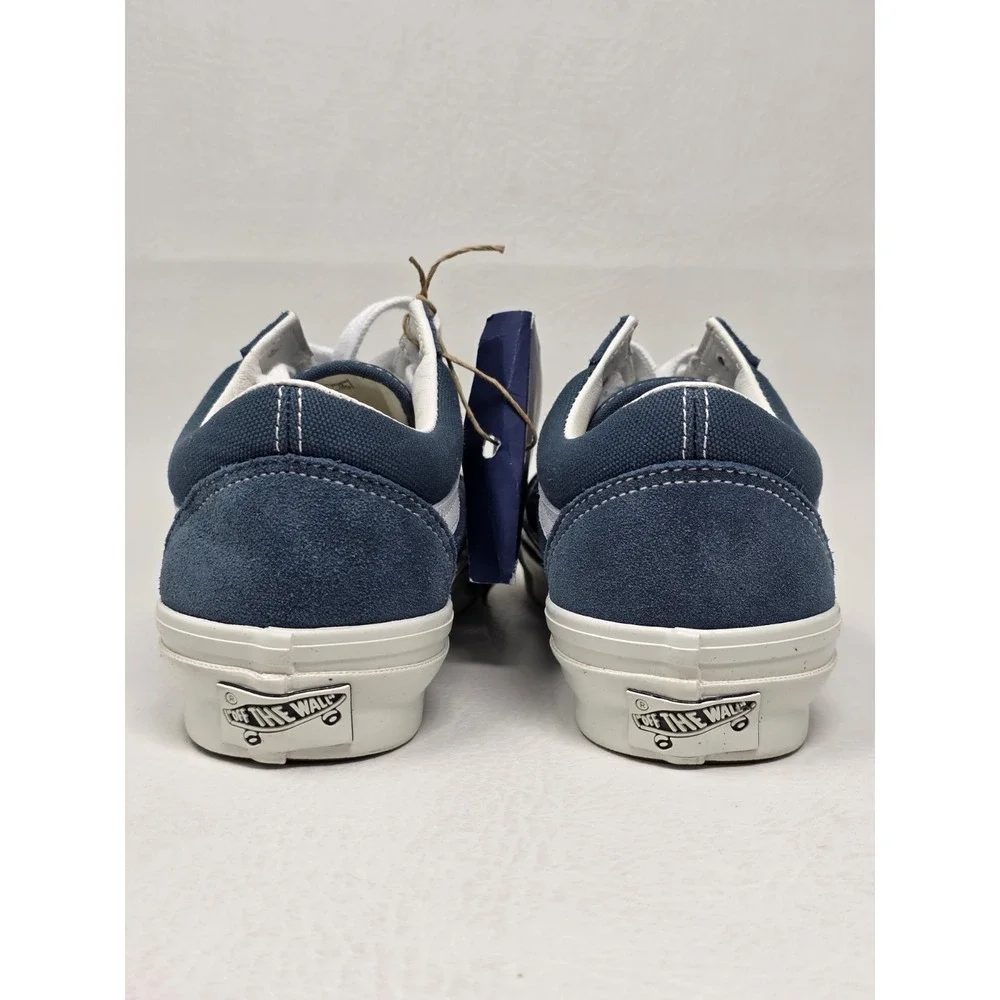 Vans Old Skool Deep Indigo Blue White VN000D7ZFOB Men's Size 5.5 Shoes New